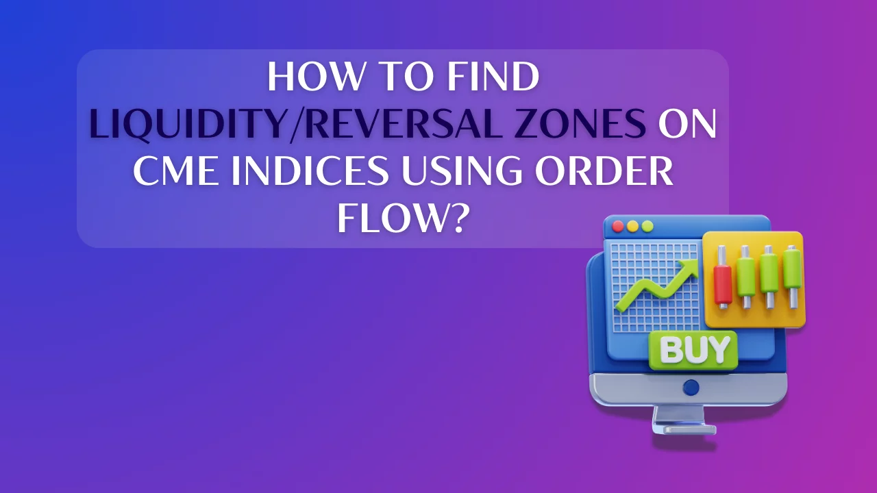 How to find liquidity/reversal zones on CME indices using Order Flow?